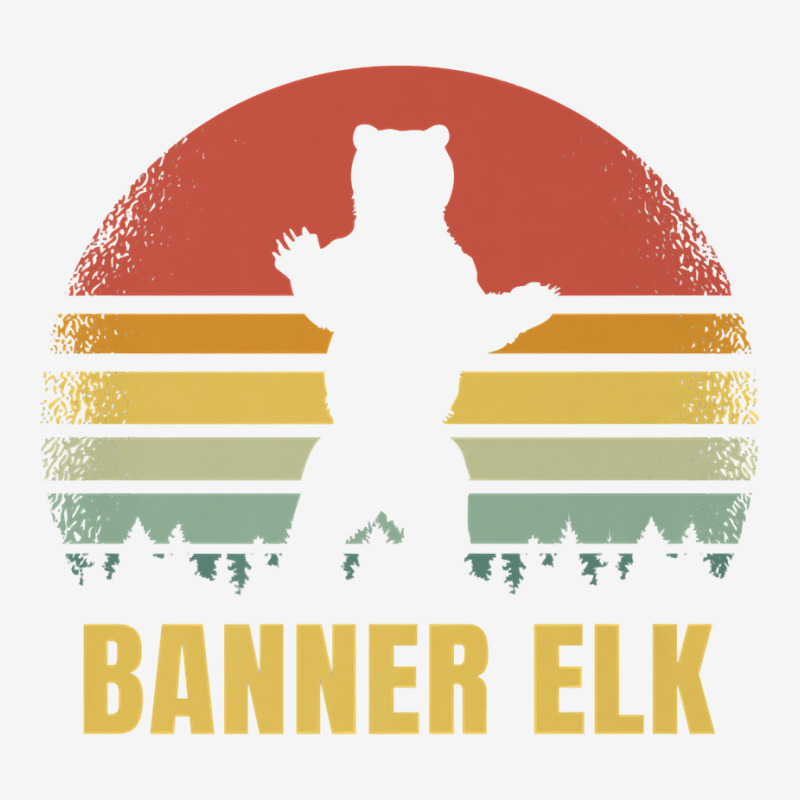 Banner Elk North Carolina Vintage Bear Appalachia 80s Sunset Premium T ...