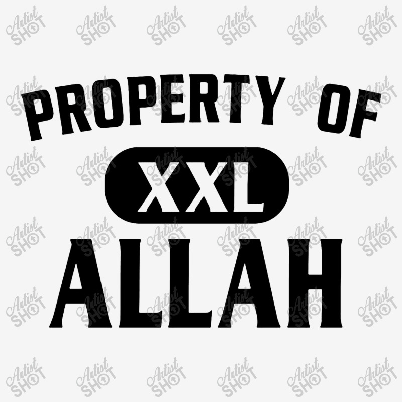 Property Of Allah Scorecard Crop Tee by Blees Store | Artistshot