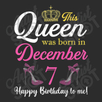 This Queen Was Born On December 7 Birthday High Heels Premium T Shirt Exclusive T-shirt | Artistshot