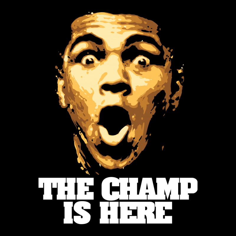 The Champ Is Here Youth Zipper Hoodie by parashiel | Artistshot