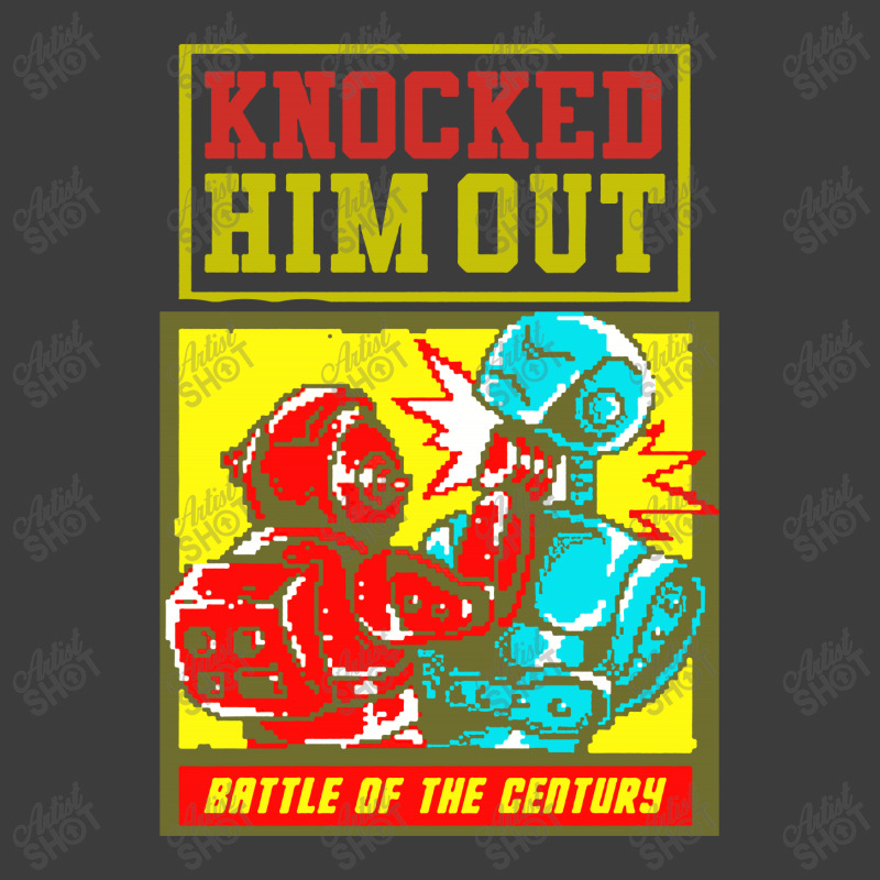 Knocked Him Out Robot Fighter Men's Polo Shirt | Artistshot