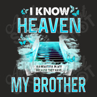 I Know Heaven Is A Beautiful Place They Have My Brother Premium T Shir Ladies Fitted T-shirt | Artistshot