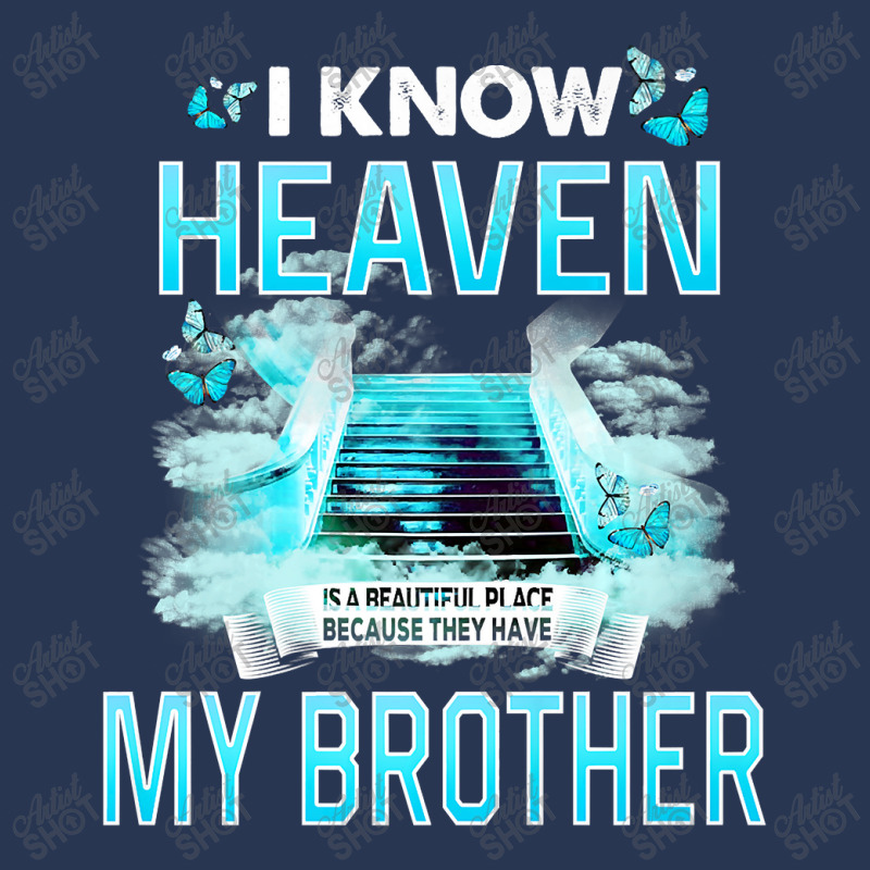 I Know Heaven Is A Beautiful Place They Have My Brother Premium T Shir Men Denim Jacket by Maria_Jezierski | Artistshot