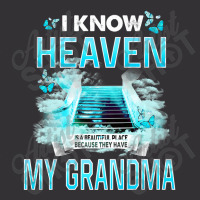 I Know Heaven Is A Beautiful Place They Have My Grandma Premium T Shir Vintage Short | Artistshot