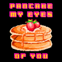 Pancake My Eyes Of You Men's 3/4 Sleeve Pajama Set | Artistshot