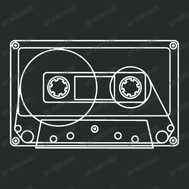 Audio Cassette 80's 90's Funny Vintage Women's Triblend Scoop T-shirt by suryama | Artistshot