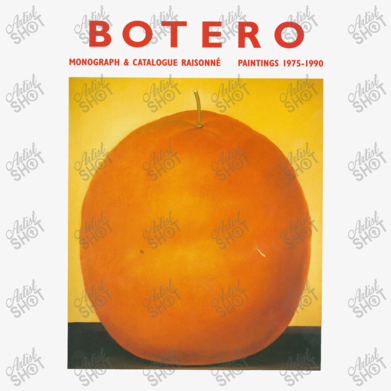 Fernando Botero Orange Ladies Fitted T-shirt | Artistshot