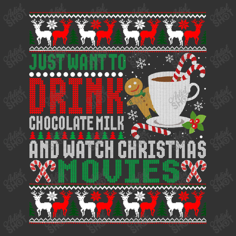 Just Want To Drink Chocolate Milk And Watch Christmas Movies T Shirt Baby Bodysuit by Maria_Jezierski | Artistshot