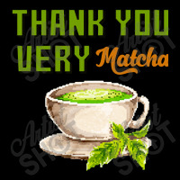 Thank You Very Matcha Food Pun Men's Long Sleeve Pajama Set | Artistshot
