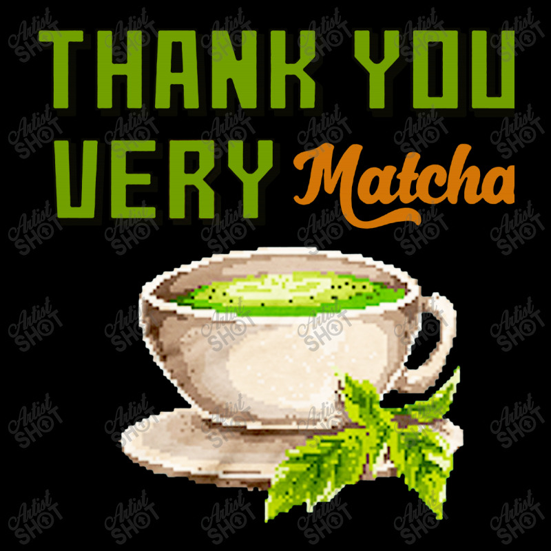 Thank You Very Matcha Food Pun Men's Long Sleeve Pajama Set | Artistshot