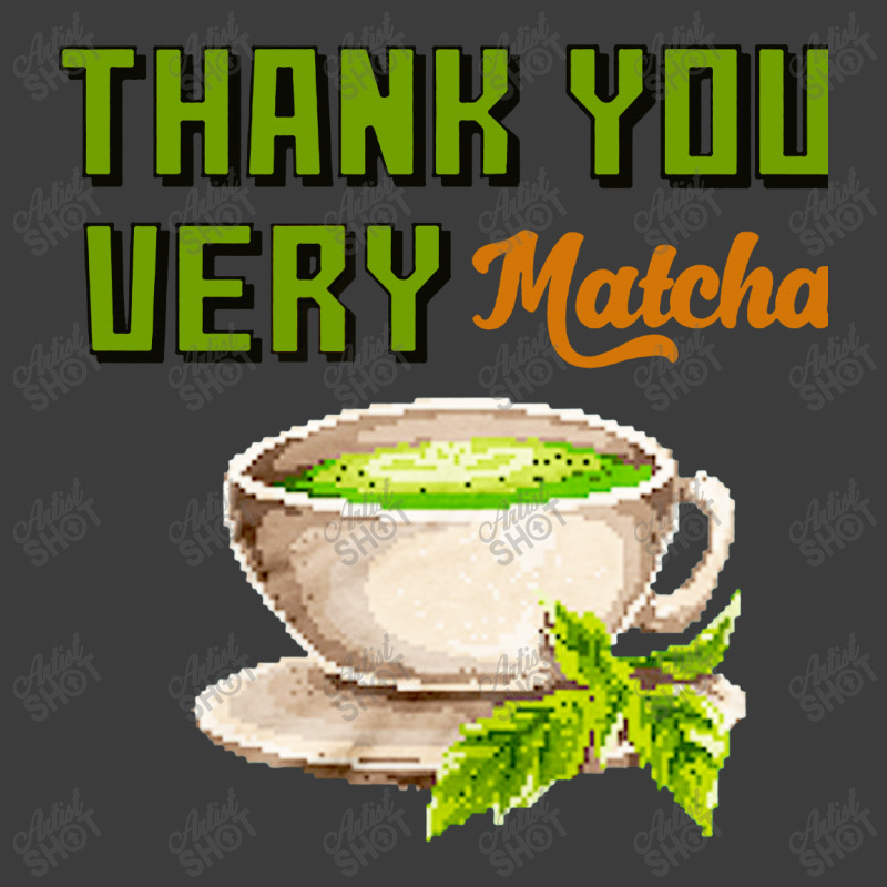 Thank You Very Matcha Food Pun Men's Polo Shirt | Artistshot
