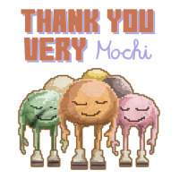 Thank You Very Mochi Food Puns V-neck Tee | Artistshot