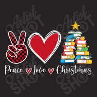 Peace Love Christmas Tshirt   Funny Christmas Tree Book Tree T Shirt Vintage Cap | Artistshot