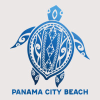 Panama City Beach Fl Tribal Tattoo Blue Sea Turtle Souvenirs T Shirt Pocket T-shirt | Artistshot