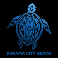 Panama City Beach Fl Tribal Tattoo Blue Sea Turtle Souvenirs T Shirt Men's 3/4 Sleeve Pajama Set | Artistshot