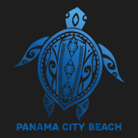 Panama City Beach Fl Tribal Tattoo Blue Sea Turtle Souvenirs T Shirt Classic T-shirt | Artistshot