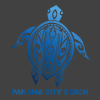 Panama City Beach Fl Tribal Tattoo Blue Sea Turtle Souvenirs T Shirt Vintage T-shirt | Artistshot