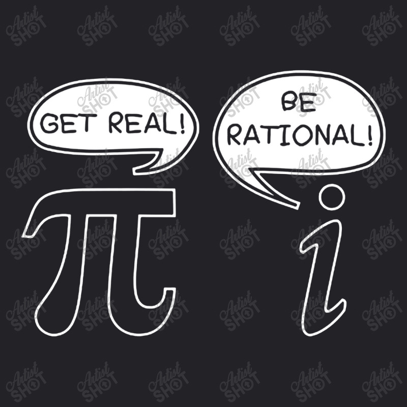 Get Real Be Rational Pi Funny Youth Tee by untitleddada | Artistshot