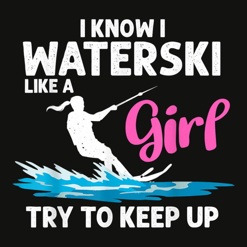 Funny Water Ski Designs For Women Girls Water Skier Athletes T Shirt Scorecard Crop Tee by kalerttjay | Artistshot