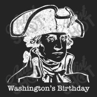 Washington's Birthday Grunge For Dark 3/4 Sleeve Shirt | Artistshot