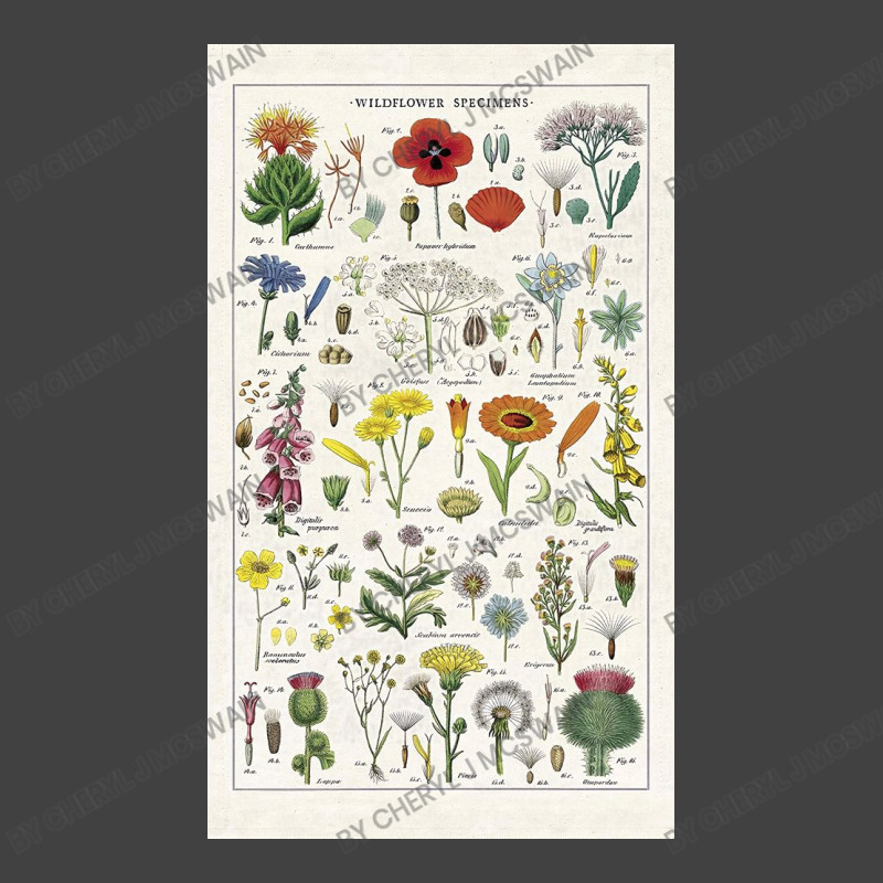 Flower Market Fwild  Tea Towel Cav Vintage T-Shirt by Cheryl J McSwain | Artistshot