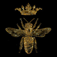 Royal Bee's King Bee Or Queen Bee Crown V-neck Tee | Artistshot