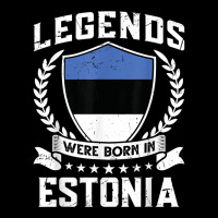 Vintage Design Estonian Flag Legends Were Born In Estonia T Shirt Pocket T-shirt | Artistshot