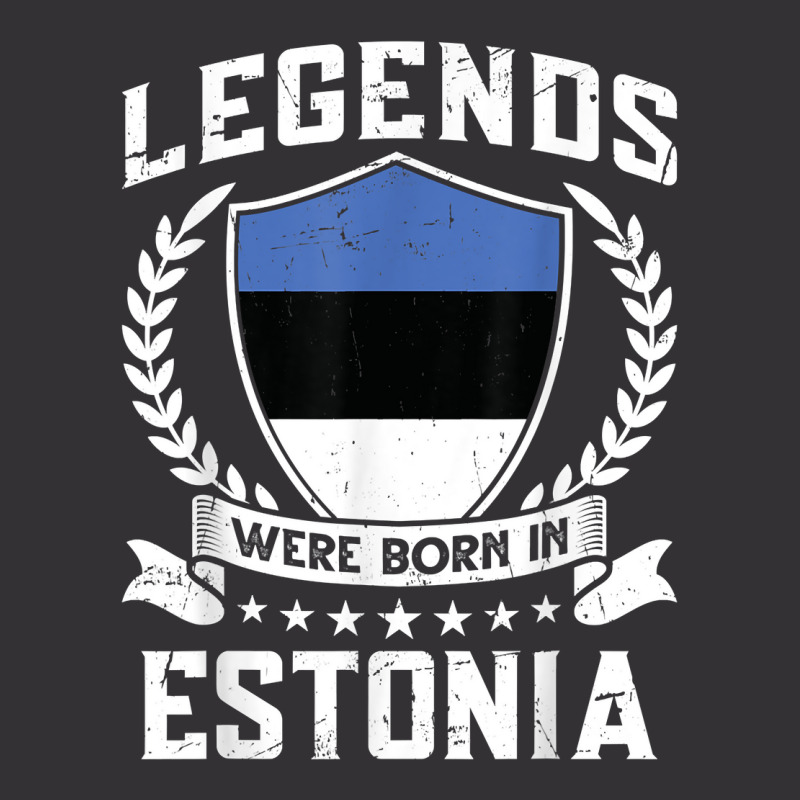 Vintage Design Estonian Flag Legends Were Born In Estonia T Shirt Vintage Short | Artistshot