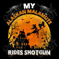 Alaskan Malamute Ride Shotgun Alaskan Malamute Dog Halloween Adjustable Cap | Artistshot