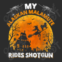 Alaskan Malamute Ride Shotgun Alaskan Malamute Dog Halloween Exclusive T-shirt | Artistshot