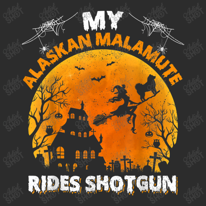 Alaskan Malamute Ride Shotgun Alaskan Malamute Dog Halloween Exclusive T-shirt | Artistshot