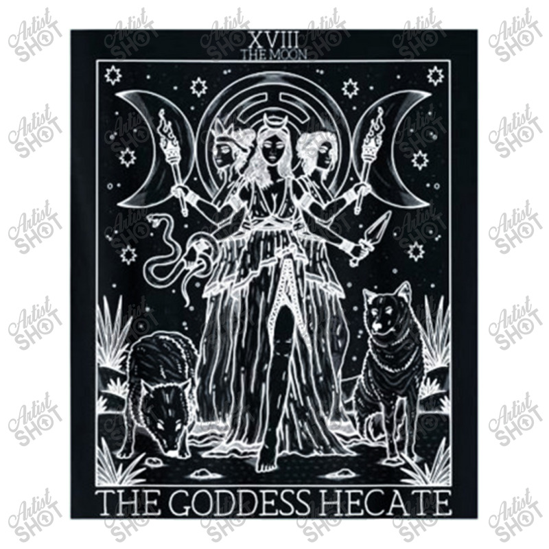 Hecate Tarot Card Triple Moon Goddess Witch Wiccan Pagan 1 Zipper Hoodie by gulatotal | Artistshot