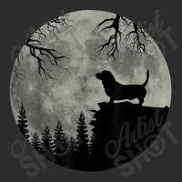 Baset Hound And Moon Halloween Spooky Dog Exclusive T-shirt | Artistshot