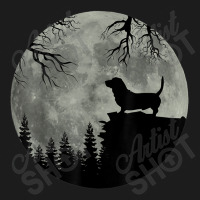 Baset Hound And Moon Halloween Spooky Dog Hoodie & Jogger Set | Artistshot