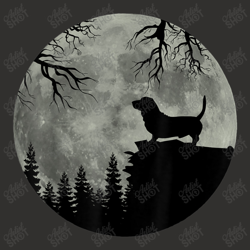 Baset Hound And Moon Halloween Spooky Dog Champion Hoodie | Artistshot