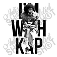 Im With Kap   Black 3/4 Sleeve Shirt | Artistshot