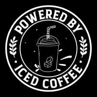 Powered By Iced Coffee Adjustable Cap | Artistshot