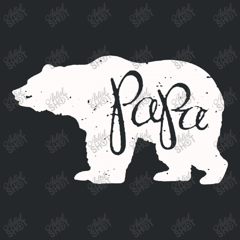 Papa Bear ( White) Crewneck Sweatshirt | Artistshot