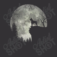 Boxer Dog And Moon Halloween Vintage Short | Artistshot