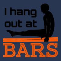 Gymnastics Parallel Bars T Shirt Gifts I Hang Out At Bars Men Denim Jacket | Artistshot