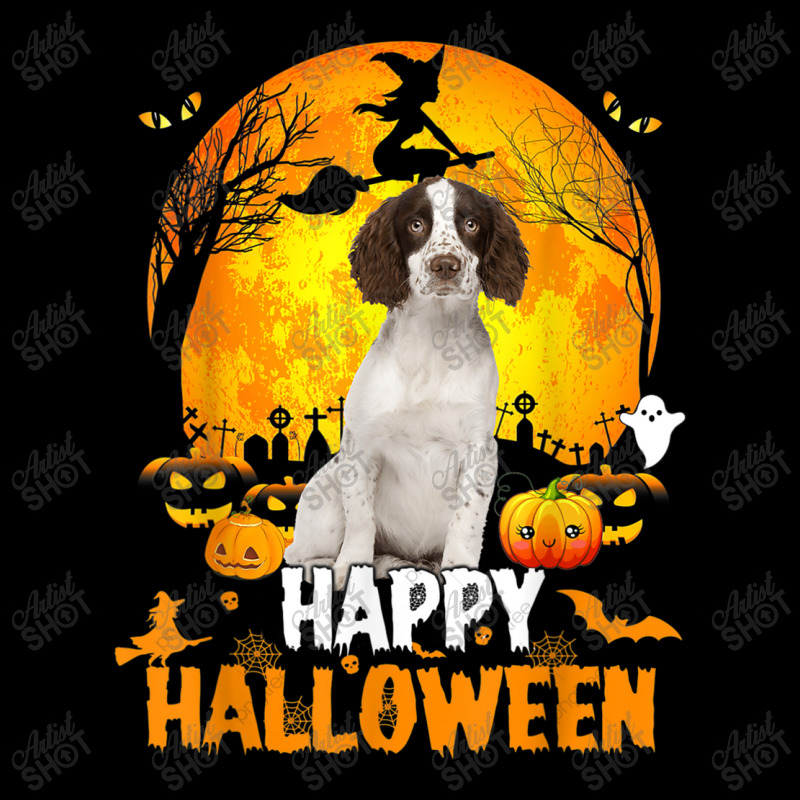 Cavalier King Dog Happy Halloween Day With The Moon Pumpkin Long Sleeve Shirts | Artistshot