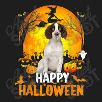 Cavalier King Dog Happy Halloween Day With The Moon Pumpkin Classic T-shirt | Artistshot