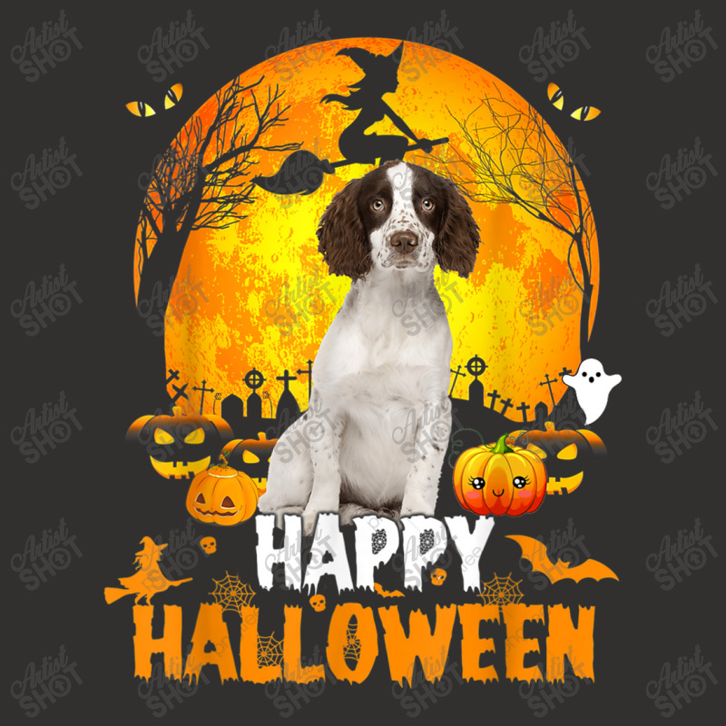 Cavalier King Dog Happy Halloween Day With The Moon Pumpkin Champion Hoodie | Artistshot