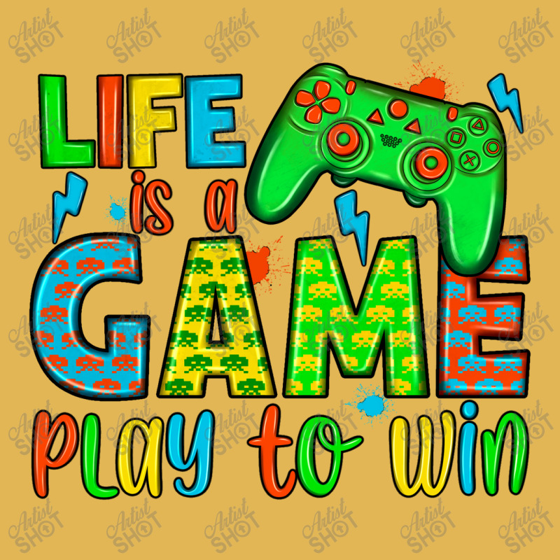 Life Is A Game Play To Win Vintage Hoodie And Short Set | Artistshot