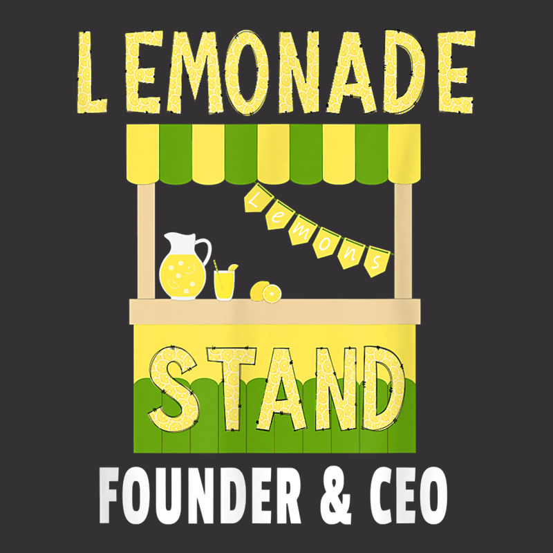 Lemonade Stand Founder & Ceo   Lemon Juice Drink Lover T Shirt Vintage Hoodie And Short Set | Artistshot