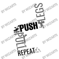 Legs Push Pull Repeat V-neck Tee | Artistshot