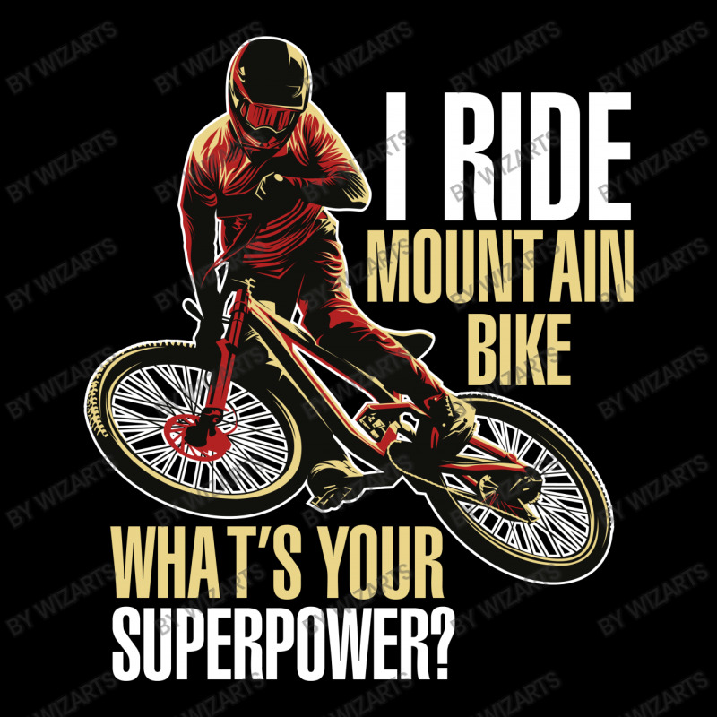 I Ride Mountain Bike Zipper Hoodie | Artistshot