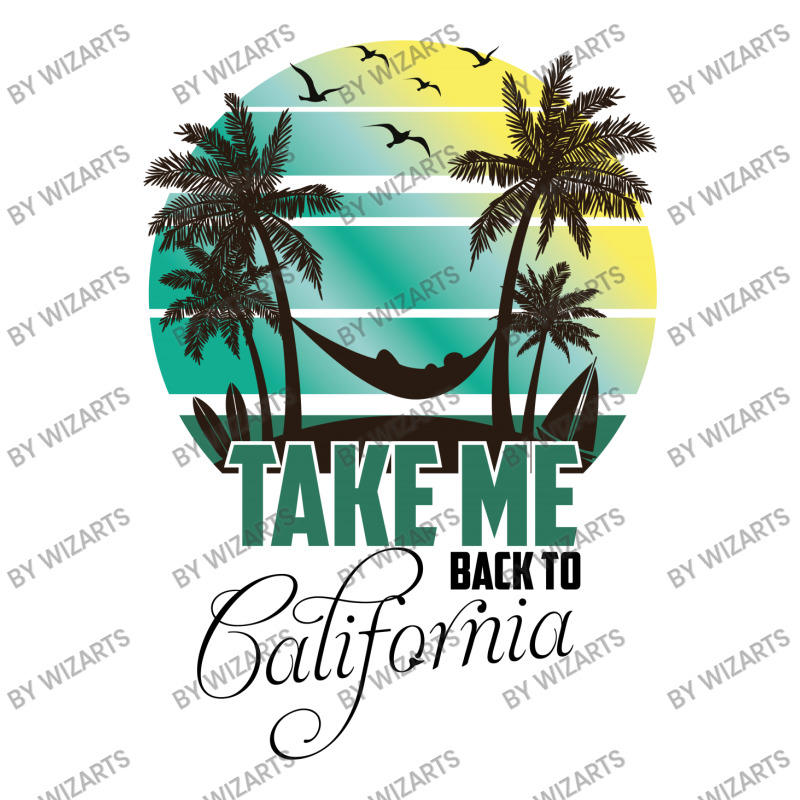 Take Me Back To California Men's 3/4 Sleeve Pajama Set | Artistshot