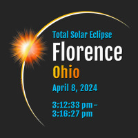 Florence Ohio Oh Total Solar Eclipse 2024  1  T Shirt Unisex Hoodie | Artistshot