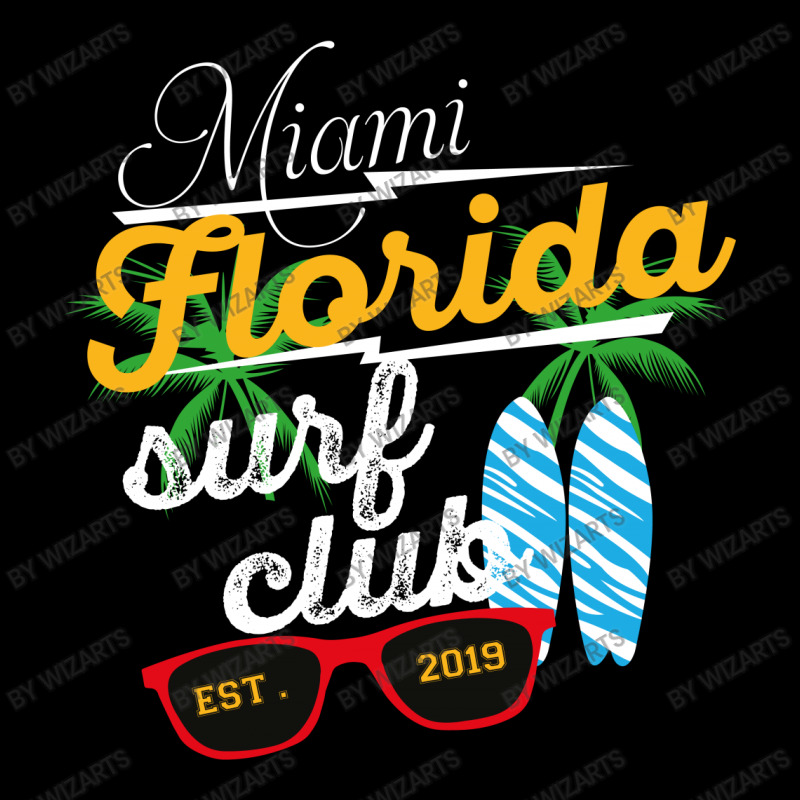 Miami Florida Surf Clup Est 2019 V-neck Tee | Artistshot